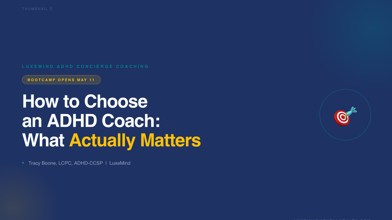 How to choose an ADHD coach for adults