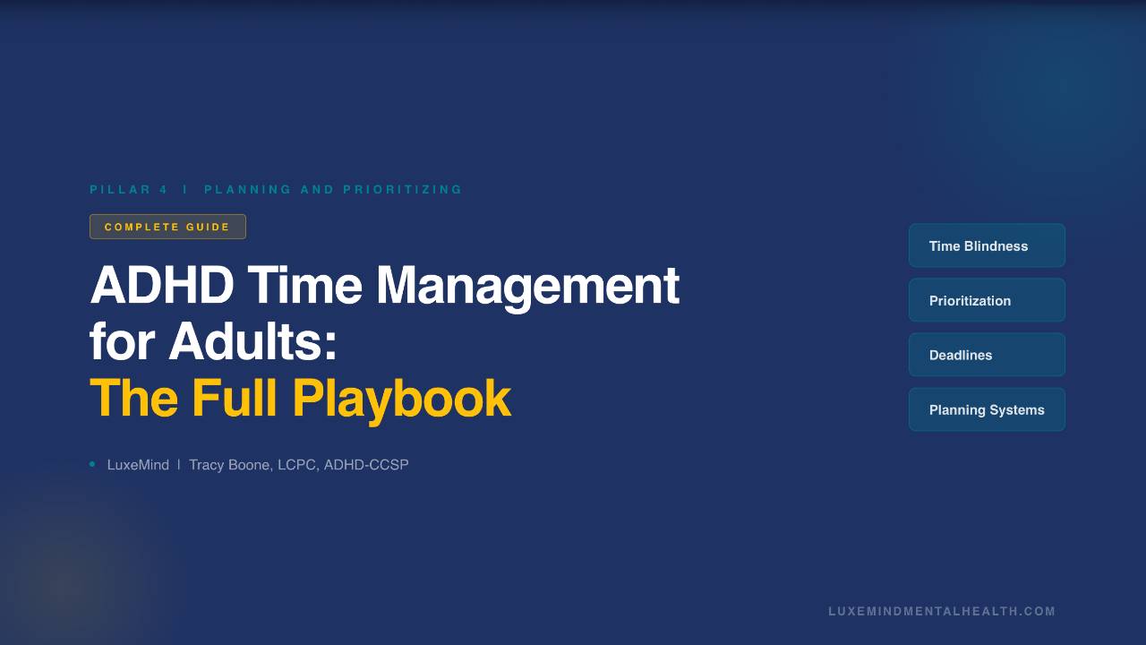 Complete guide to ADHD time management for adults