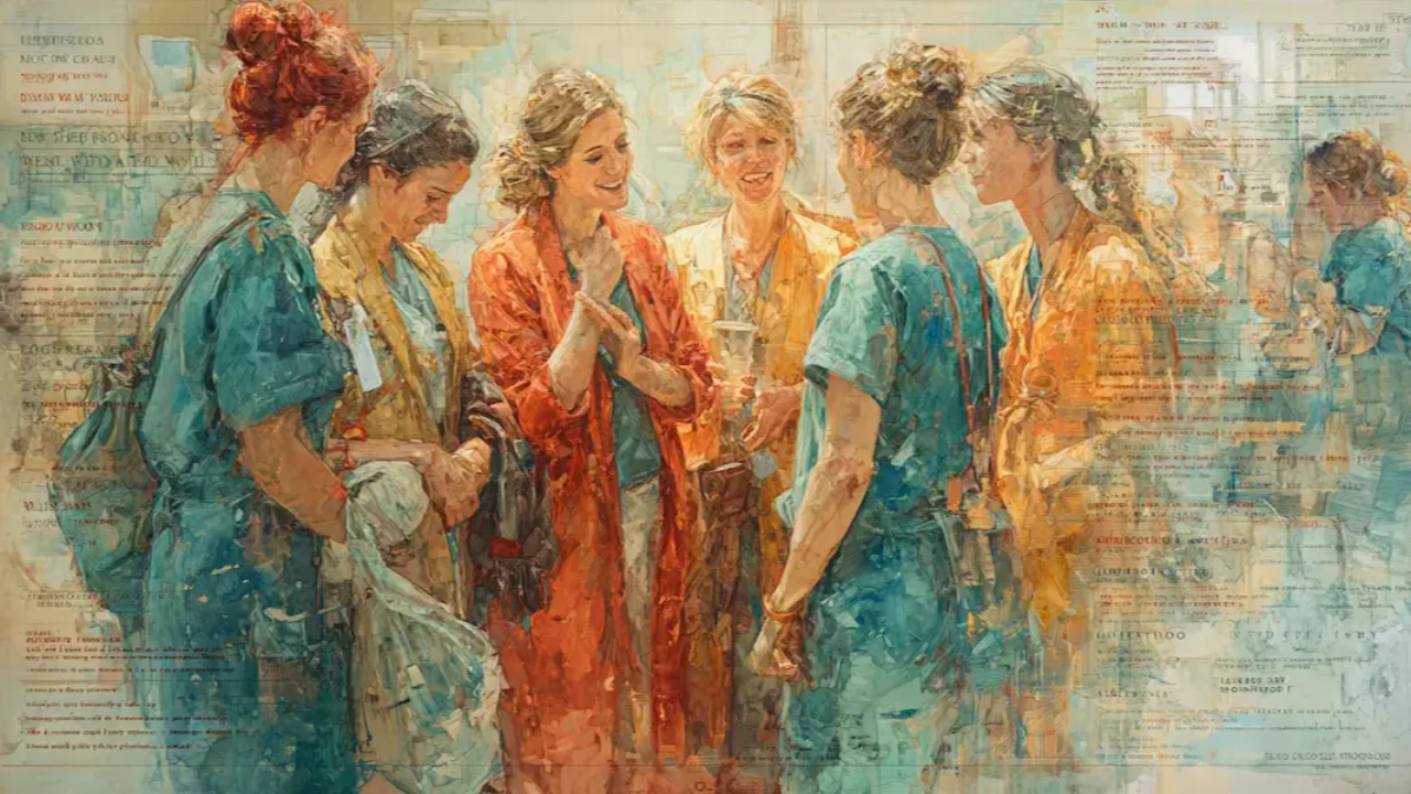 Wome isn scrubs chatting.  Romantid Adventtues, Sexual wellness