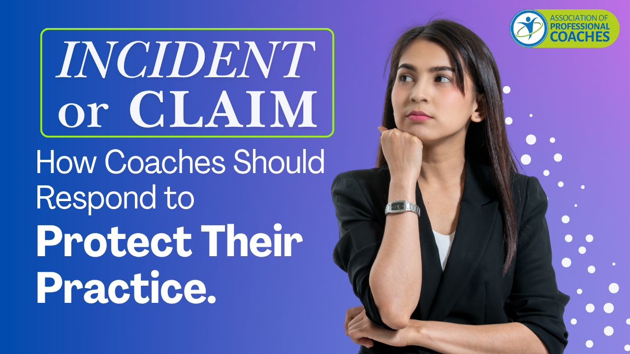 incident vs claim coaching how to respond