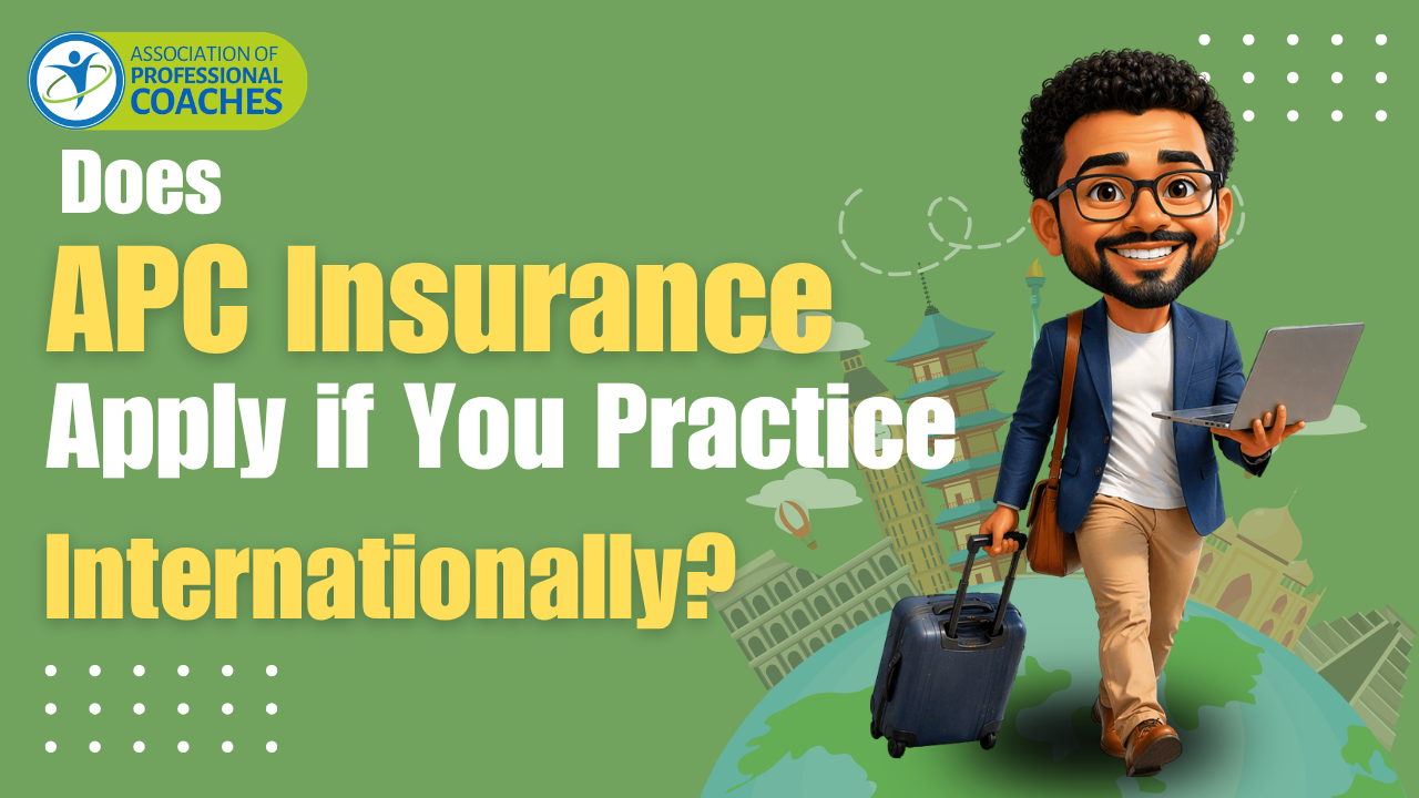 Coach traveling internationally with laptop representing insurance coverage abroad