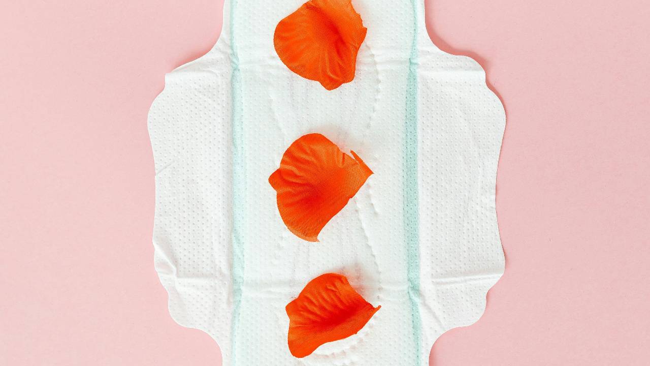 Cycle health, woman on period