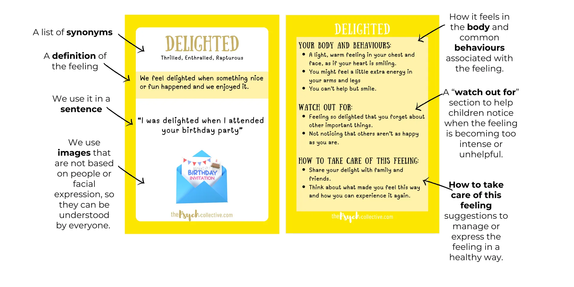 feeling cards for kids explanation
