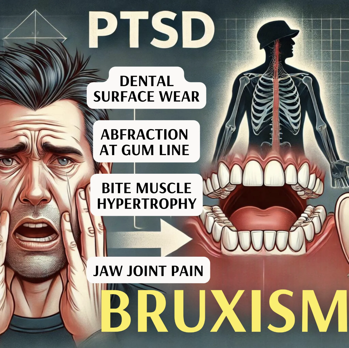 Bruxism in a man
