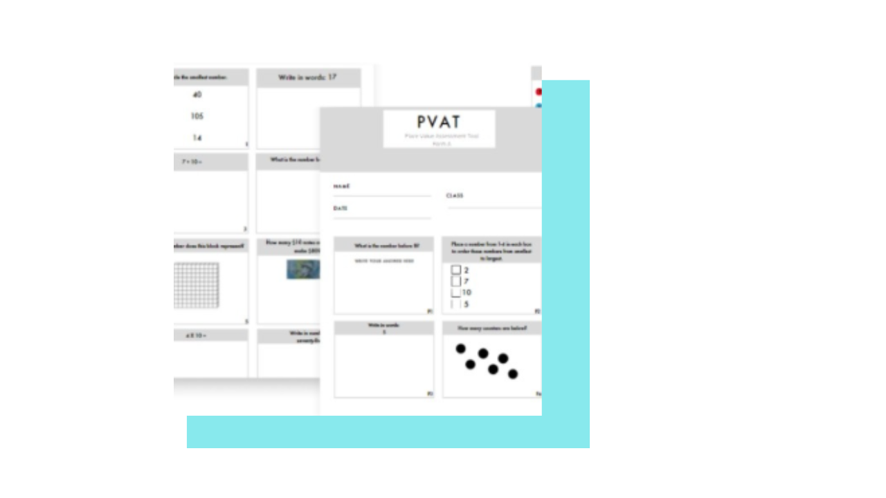 PVAT test to identify gaps in learning