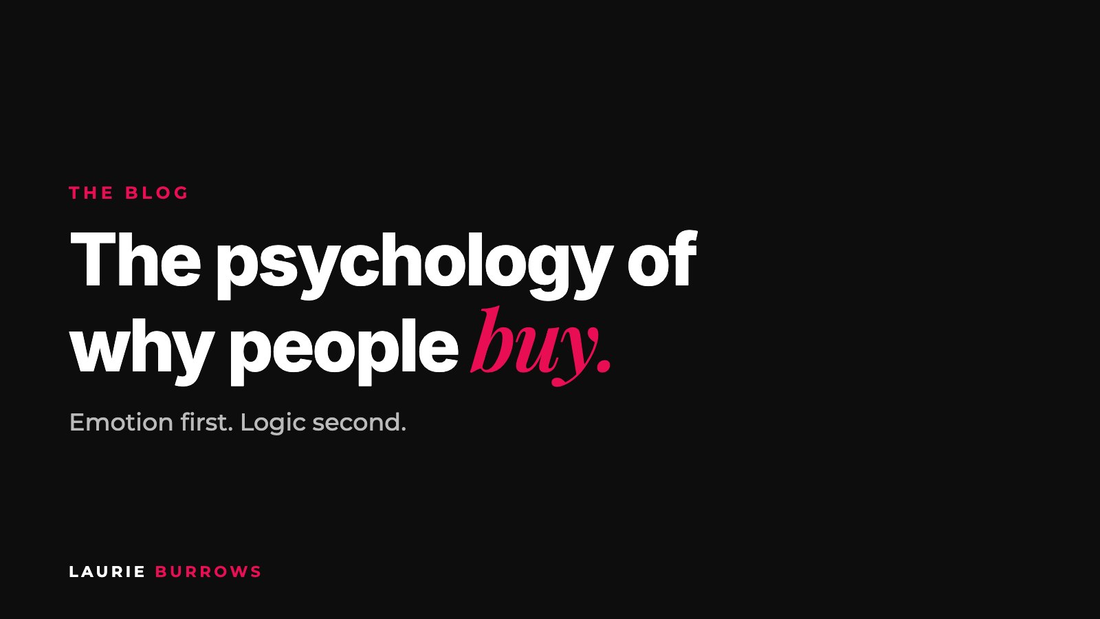 The psychology of why people buy coaching offers