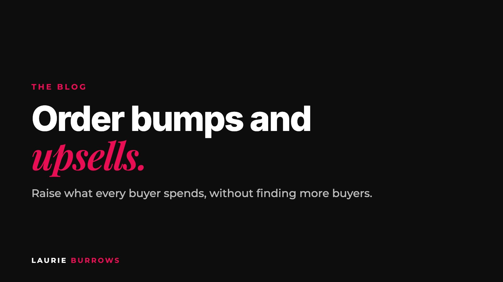 Order bumps and upsells for coaches and online service providers