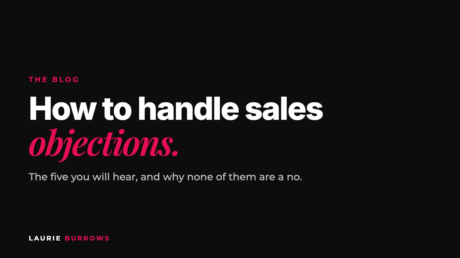 How to handle the 5 most common sales objections for coaches