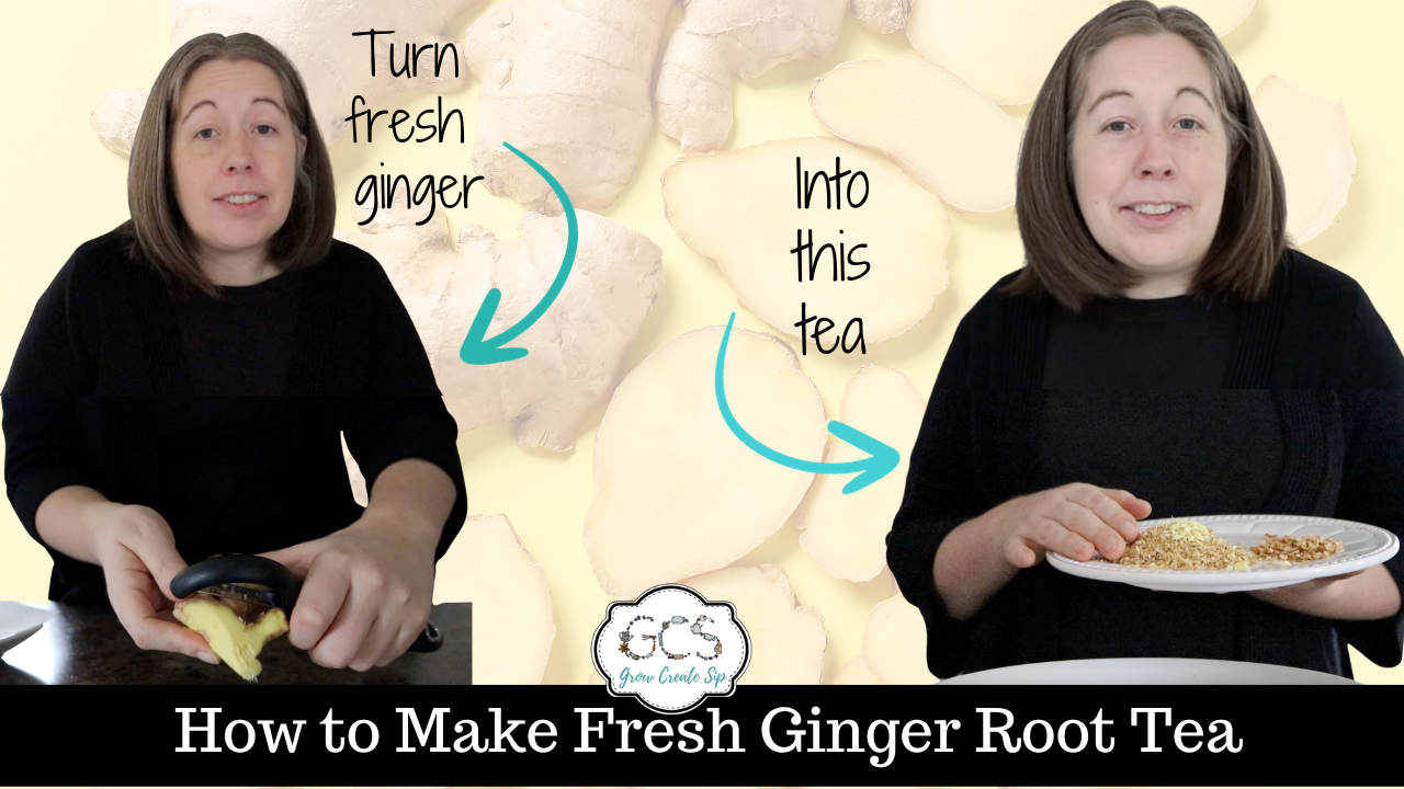 How to make ginger tea with ginger root (fresh ginger root)