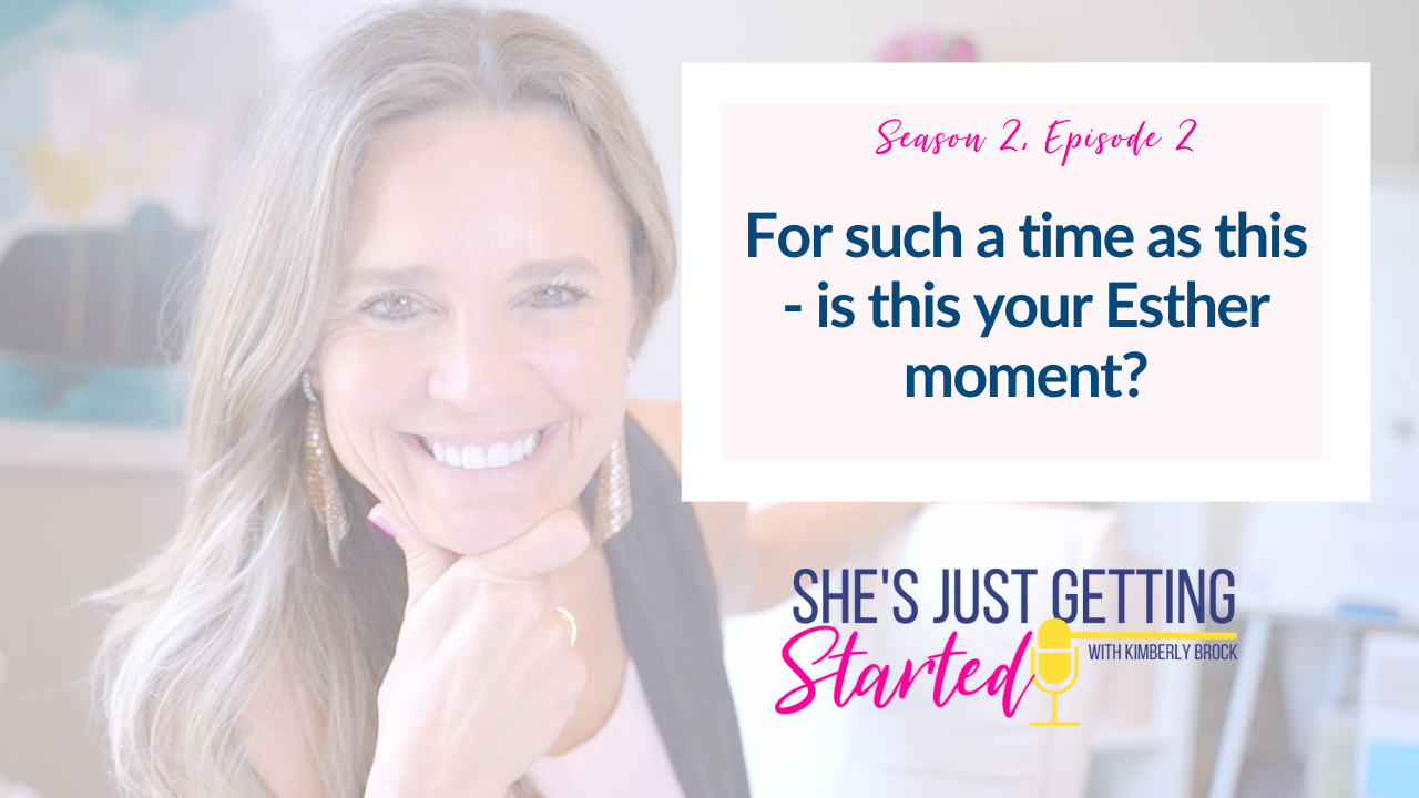 For such a time as this - is this your Esther moment?