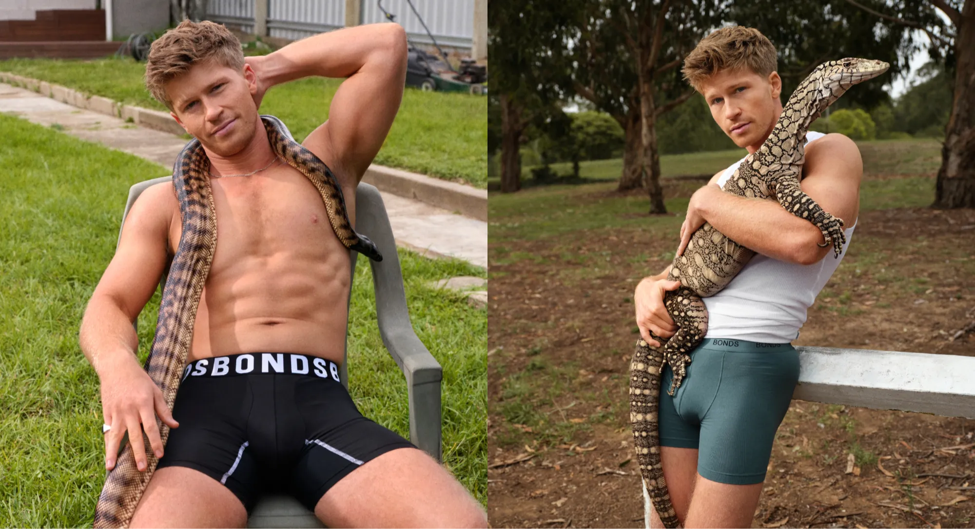 Bonds x Robert Irwin campaign