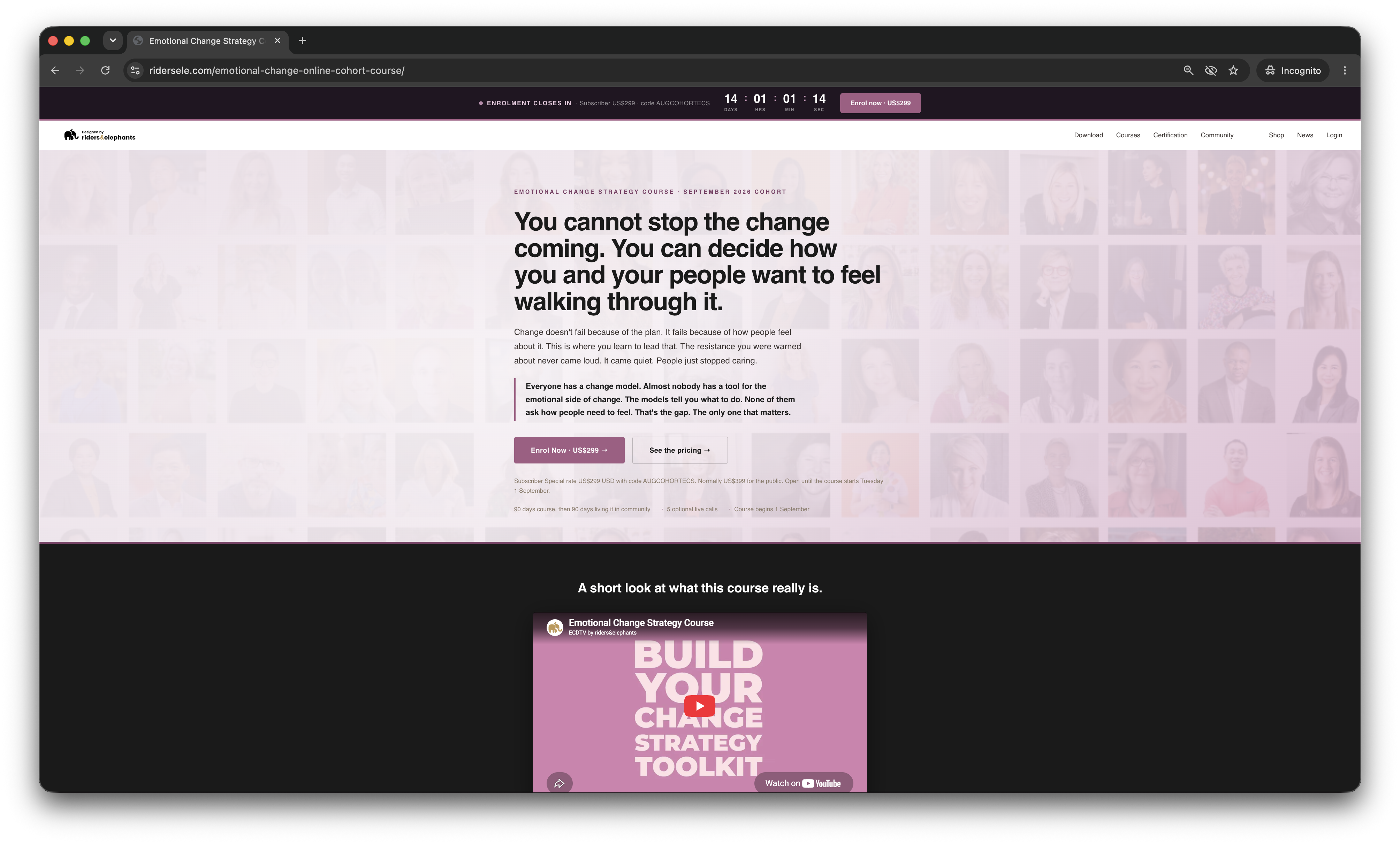 A look inside the Change Leadership work