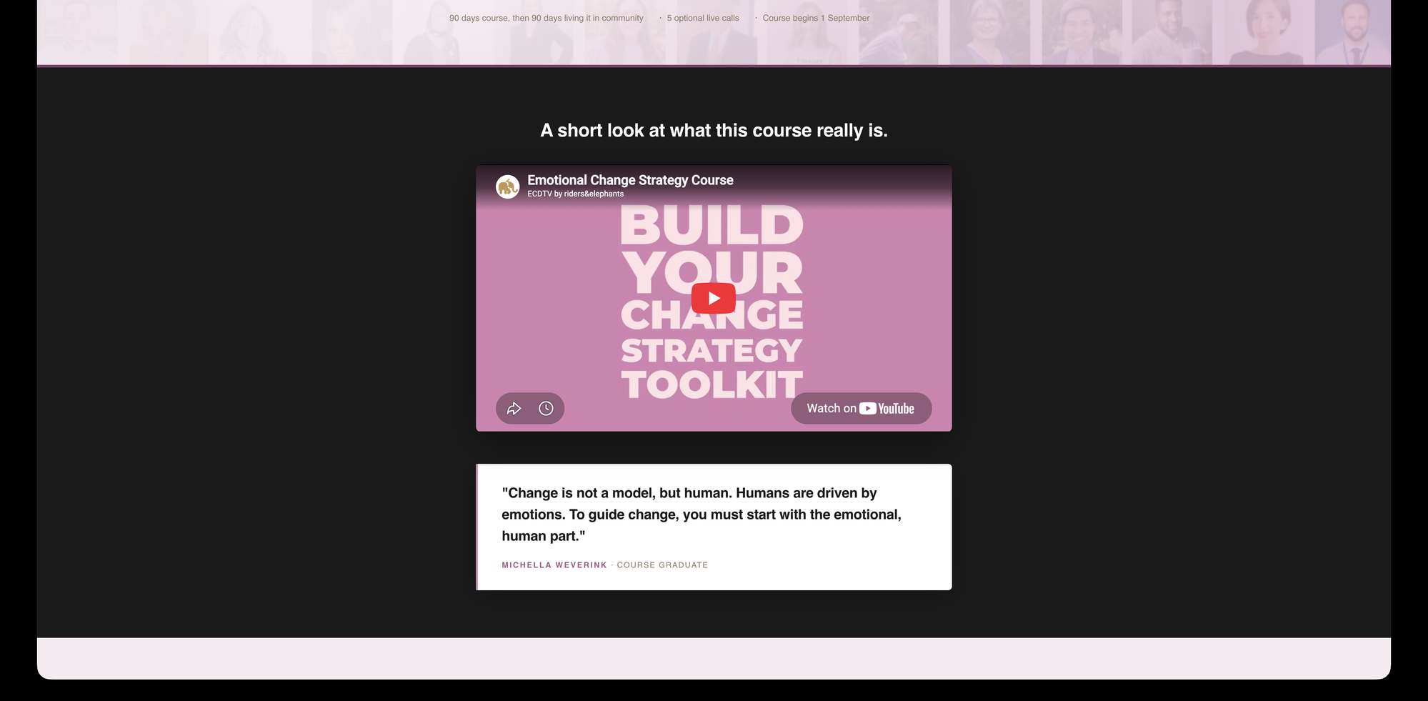 A short look at what this course really is
