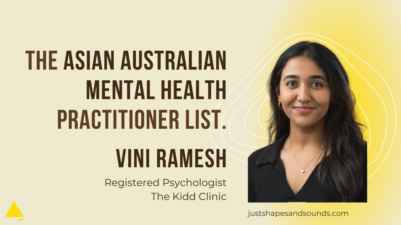 Asian Australian psychologist, Vini Ramesh