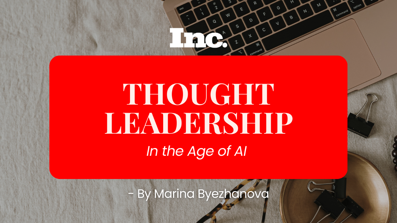 Why Thought Leadership Wins in Ai
