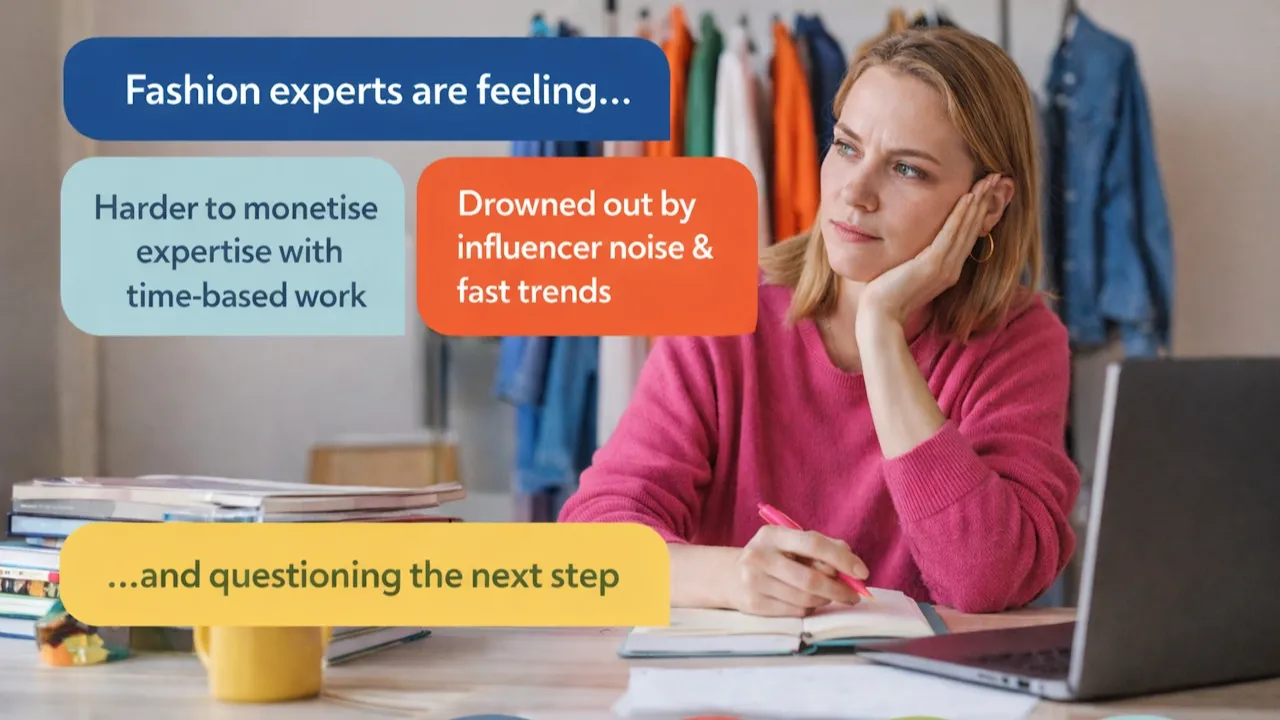 Fashion Expert Reflecting