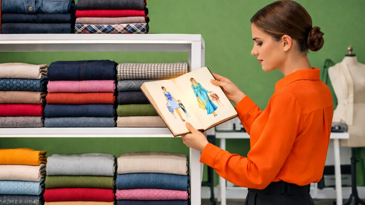 A senior fashion designer 