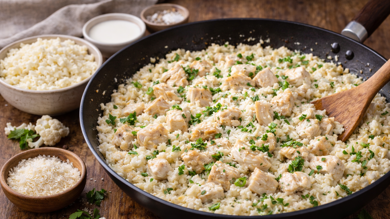 High-Protein Chicken Alfredo