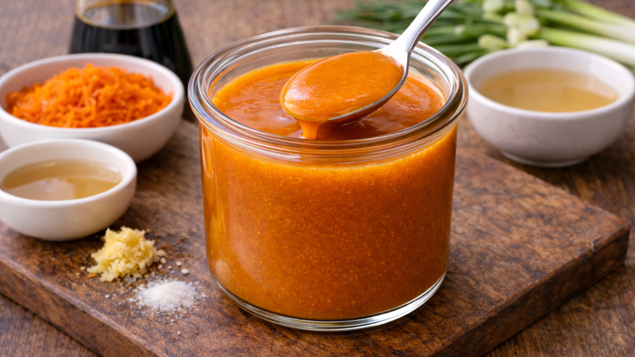 Japanese Ginger Carrot Dressing