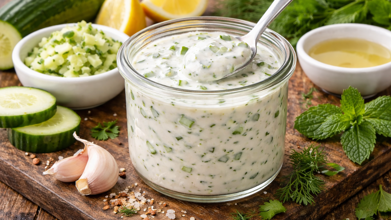 Creamy Yogurt Cucumber Sauce