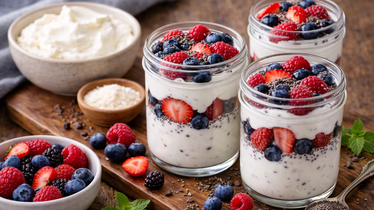 Greek Yoghurt Protein Parfait