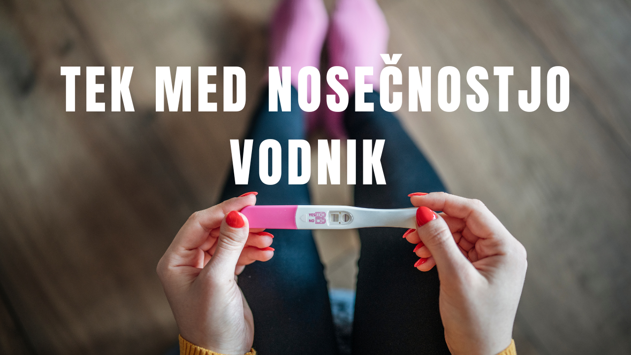 tek med nosečnostjo