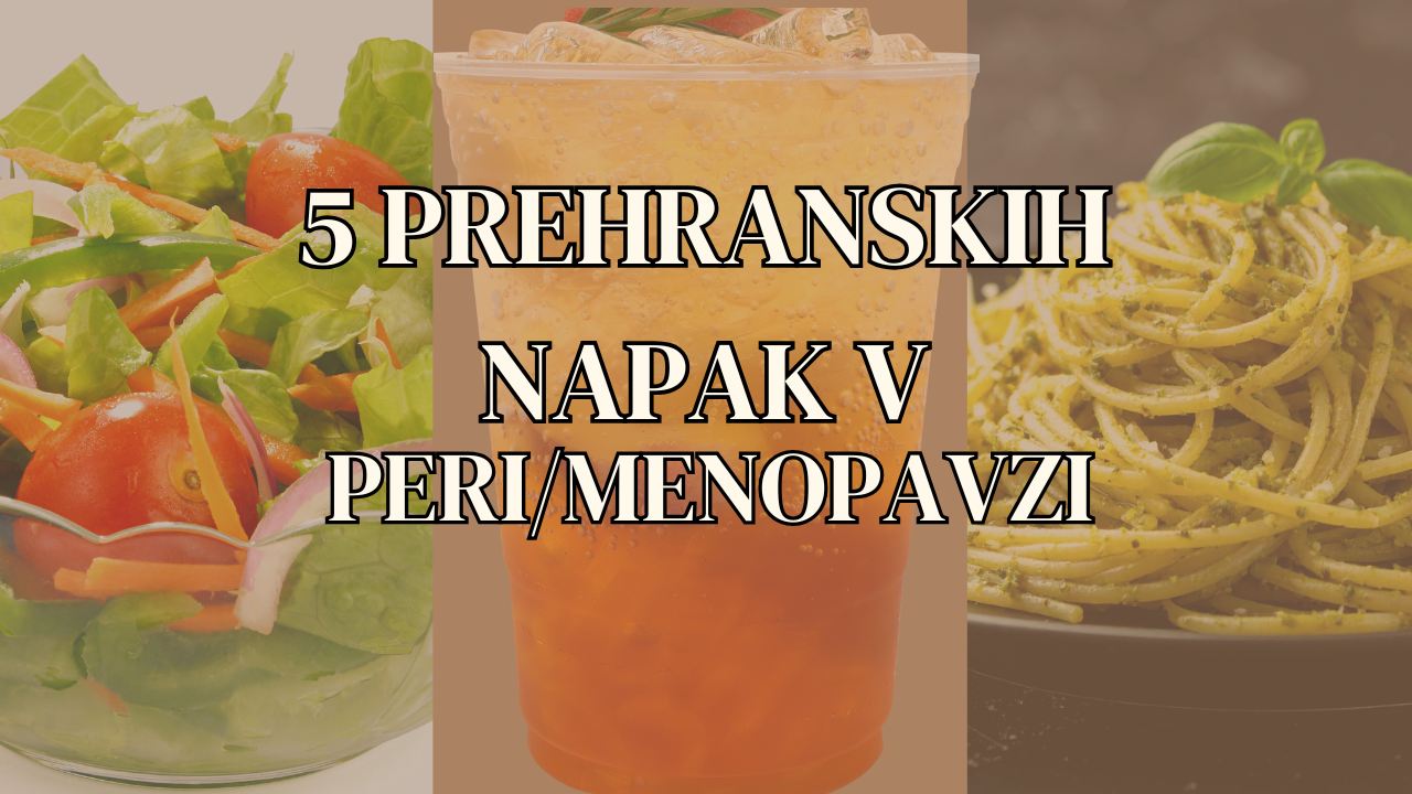5 NAJPOGOSTEJŠIH NAPAK ZA ŽENSKE V PERI/MENOPAVZI