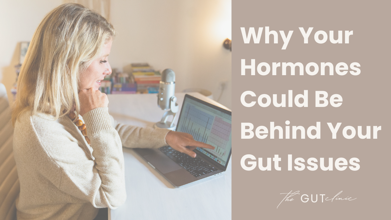 Naturopath Kirsten Greene explaining the connection between hormones and gut health for women with IBS and SIBO