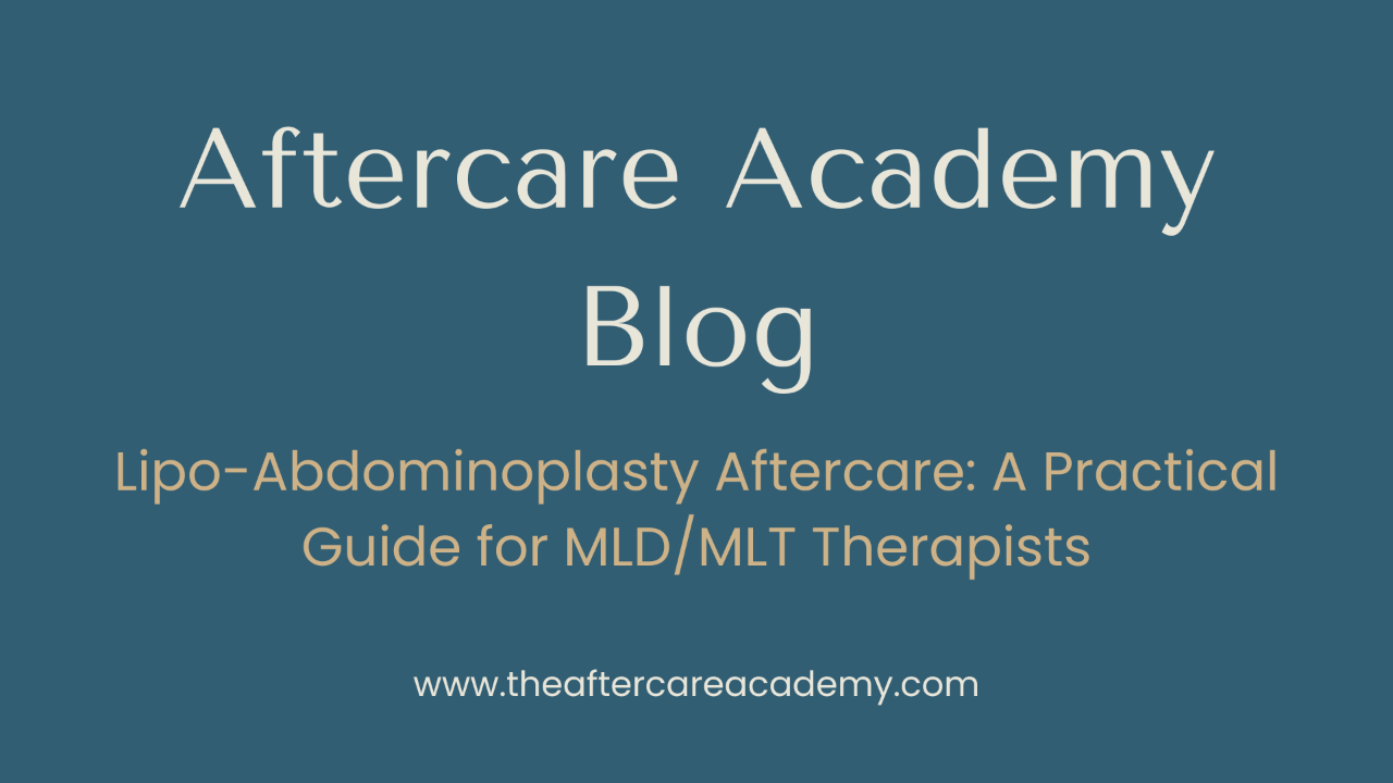 Specialist, safe postoperative treatment after lipo-abdominoplasty surgery