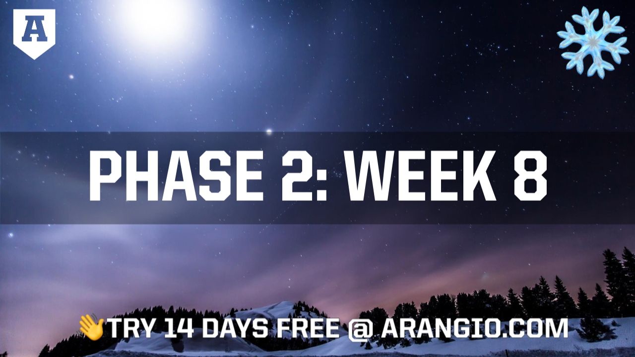 Winter Phase 2: Week 8 | Arangio