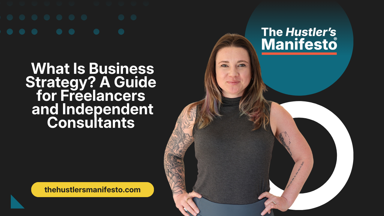 Image of business woman mapping strategy by Adobe Firefly