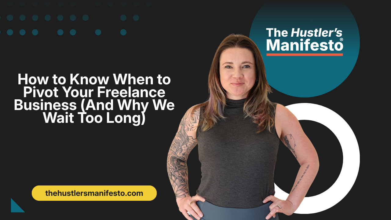 Learn how to know when to pivot your freelance business and why many wait too long.
