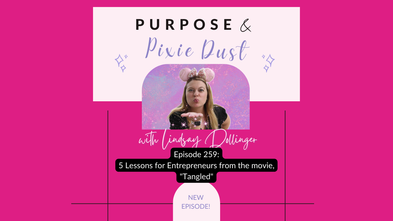 Cover art of Purpose and Pixie Dust: 5 Lessons for Entrepreneurs from the movie, "Tangled"