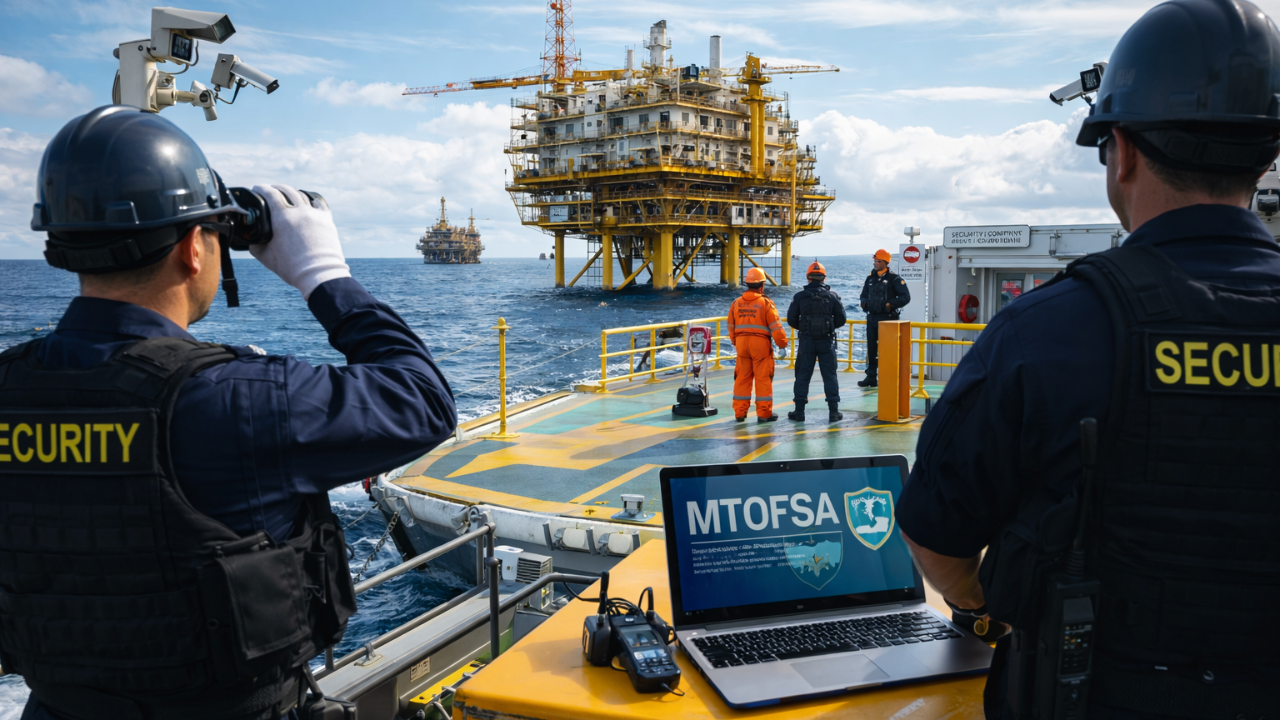 Offshore facility security planning and risk management under the MTOFSA Maritime transport and offshore facility security act