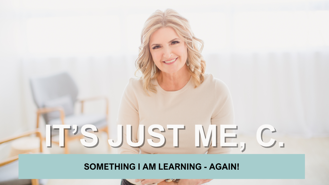 Empowered woman with inspirational message