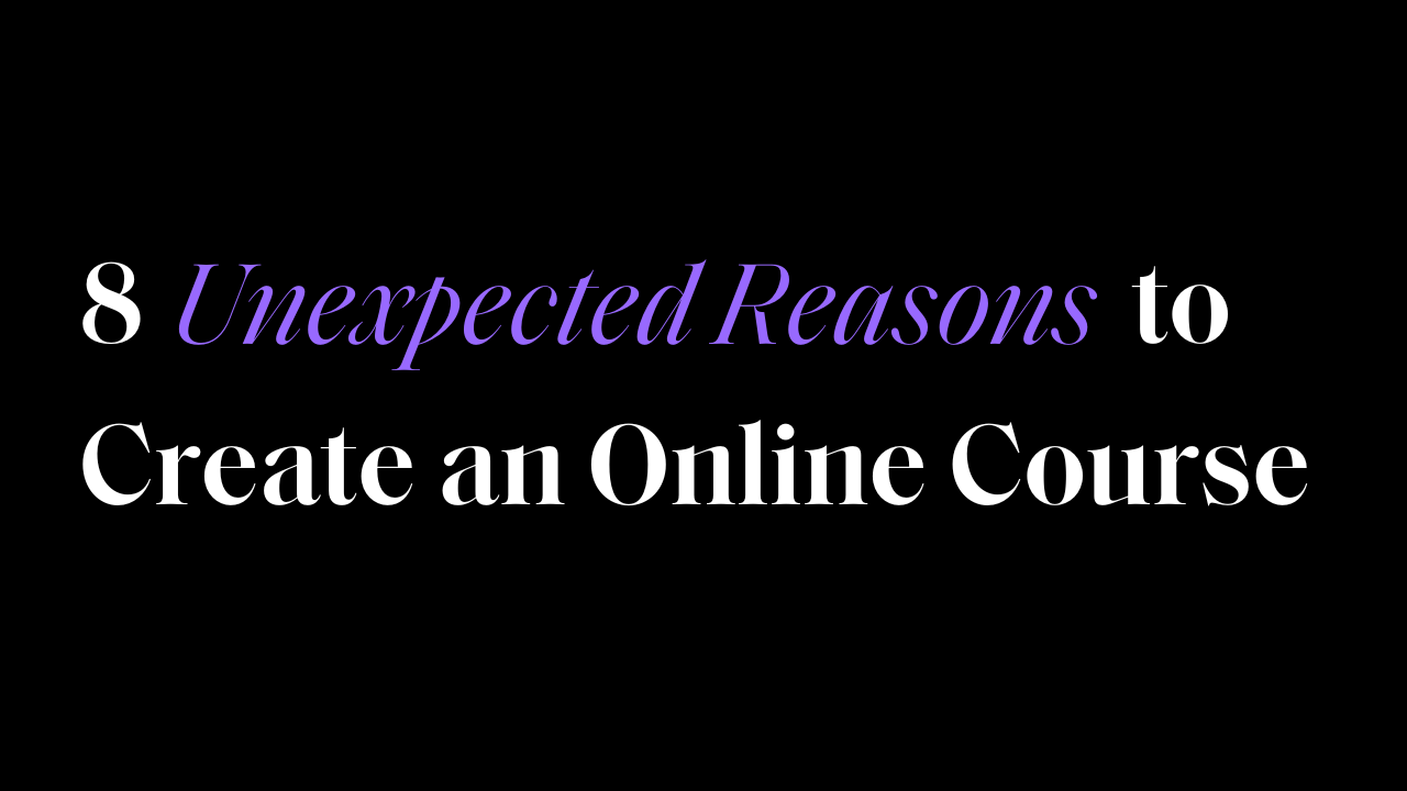 Dreampro Done For You Online Course Creation Dreampro Blog - reasons for creating a course