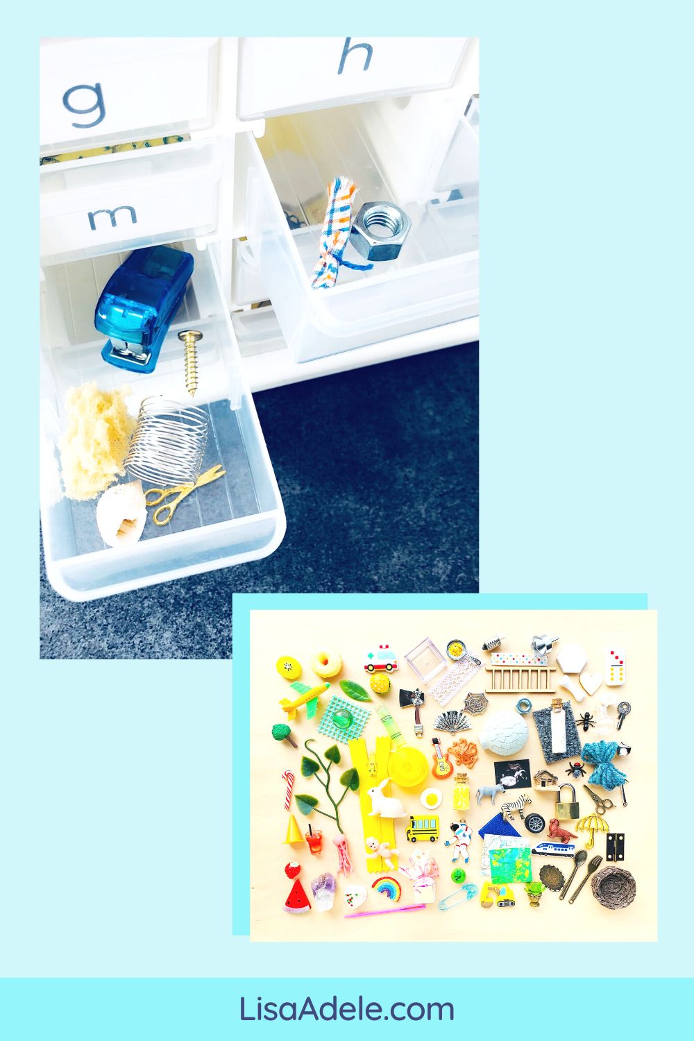 Montessori Language Objects Set