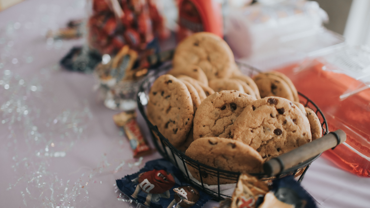 cookies on a table