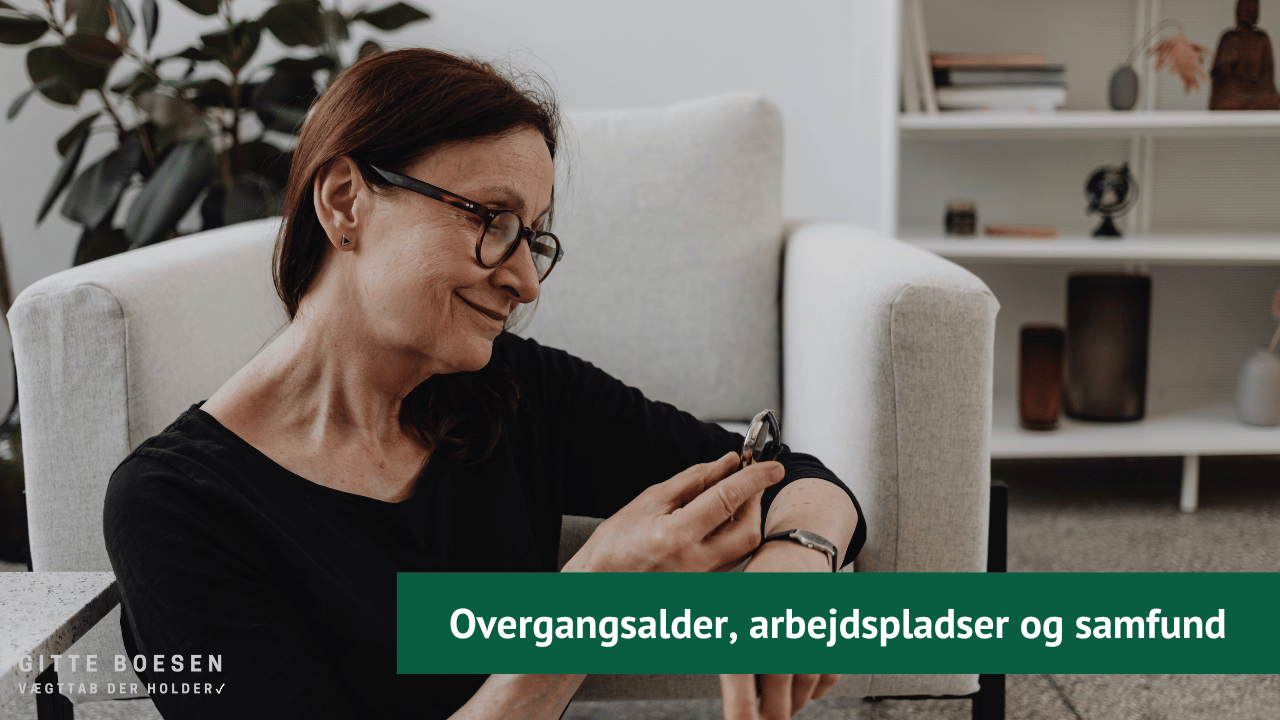 Overgangsalder, arbejdspladser og samfund