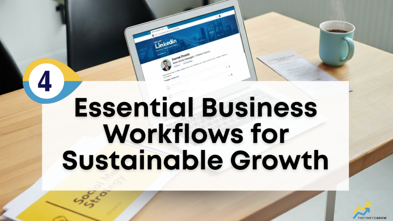 4 Essential Business Workflows for Sustainable Growth