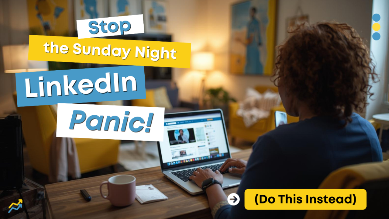 Stop The Sunday Night LinkedIn Panic (Do this instead)