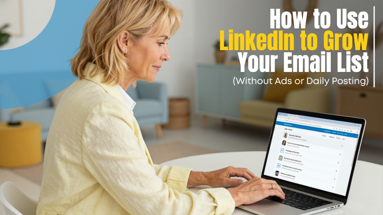 How to Use LinkedIn to Grow Your Email List (Without Ads or Daily Posting)