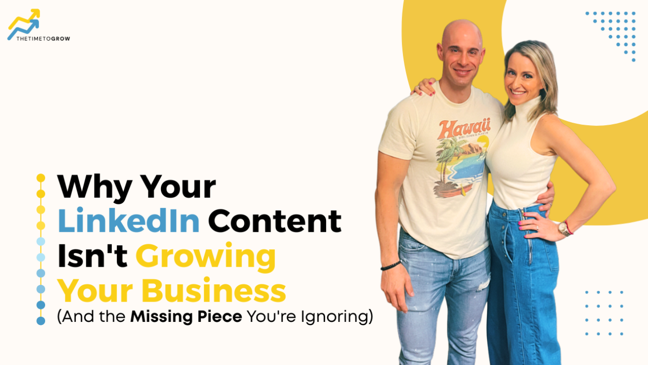 Why Your LinkedIn Content Isn't Growing Your Business (And the Missing Piece You're Ignoring)
