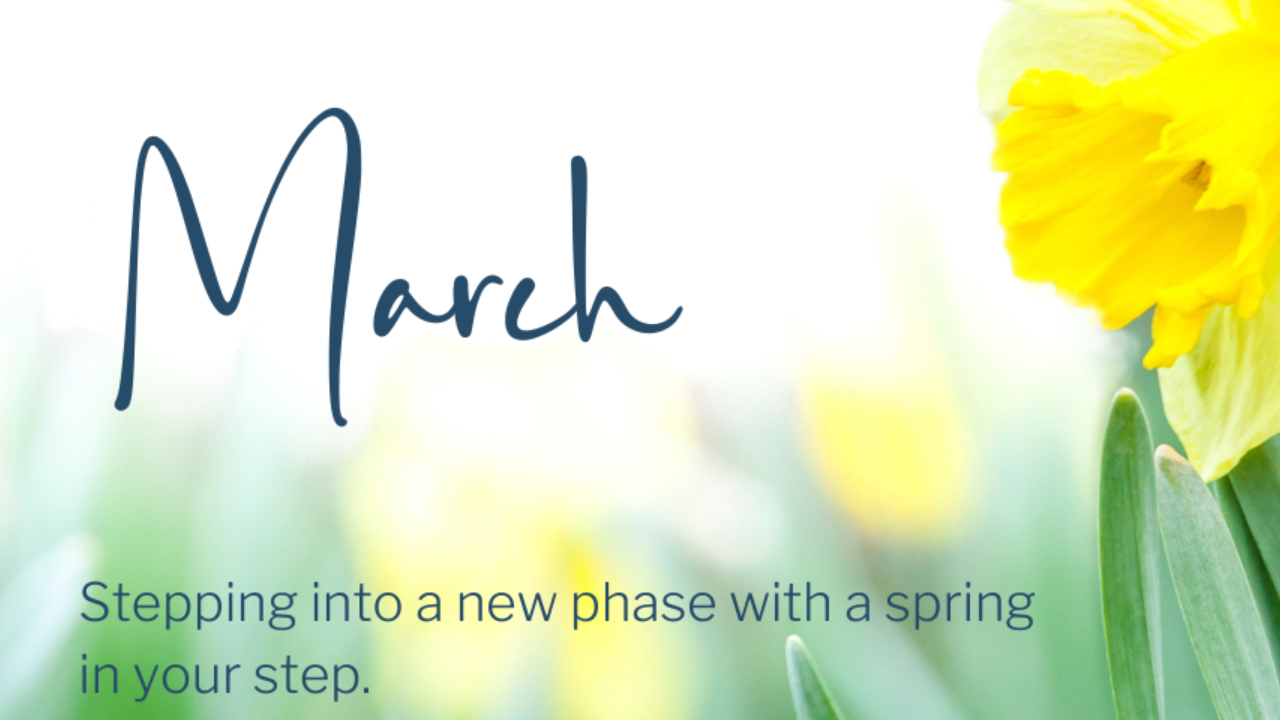 Is March the new, new year?