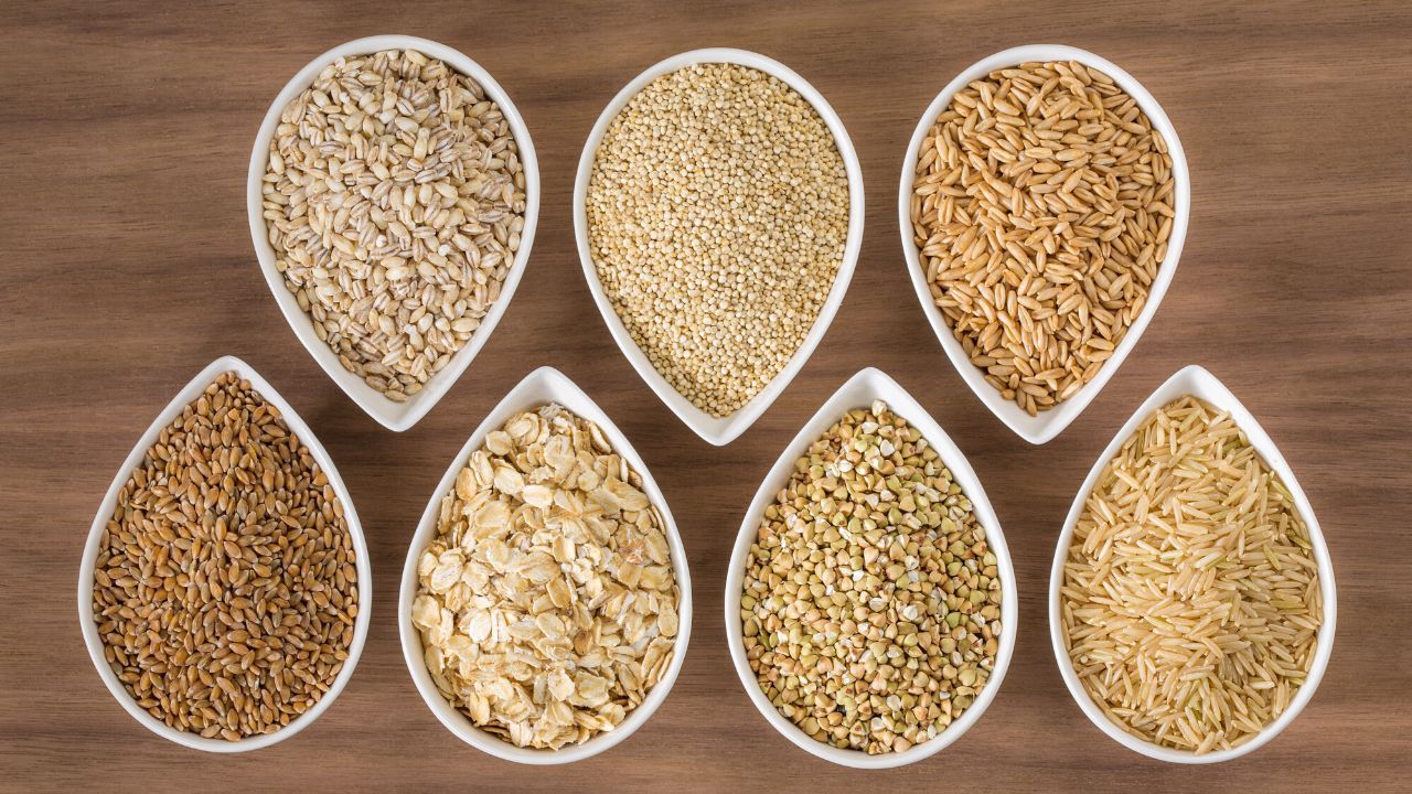 different types of whole grains