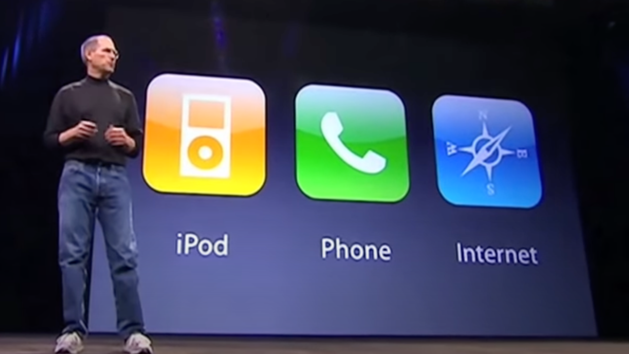 Steve Job storytelling iPhone introduction