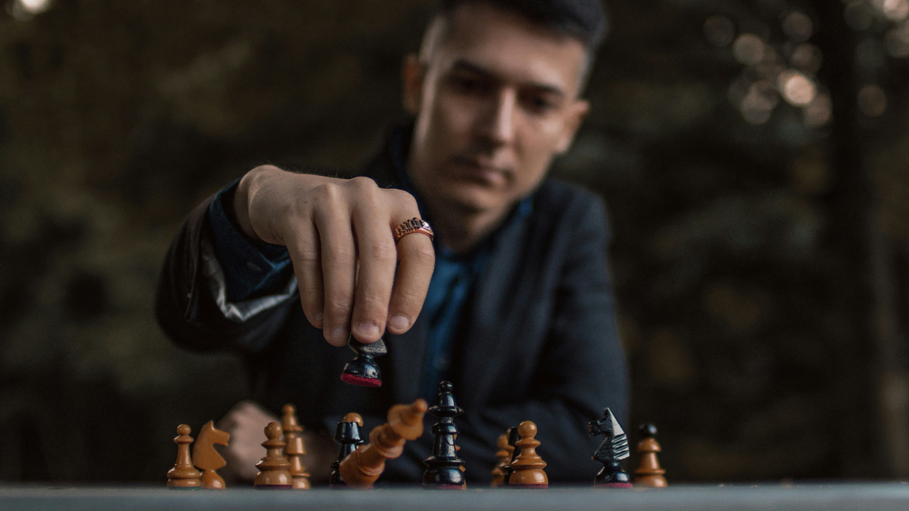 Master the game and rules of success mindset concept