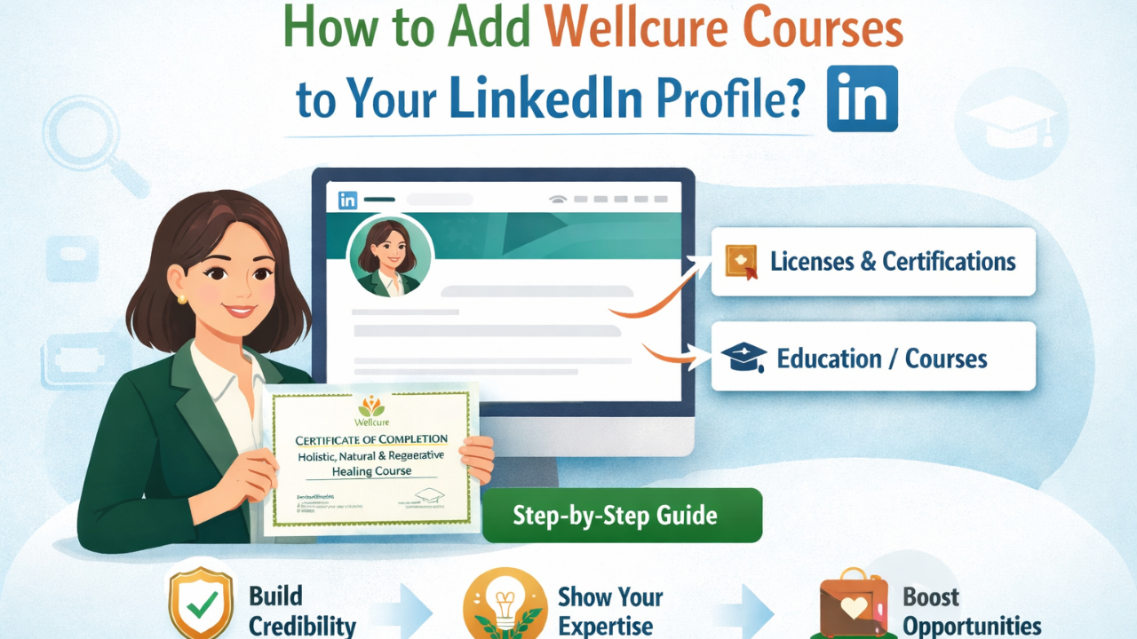 Add Wellcure Courses to Your LinkedIn Profile
