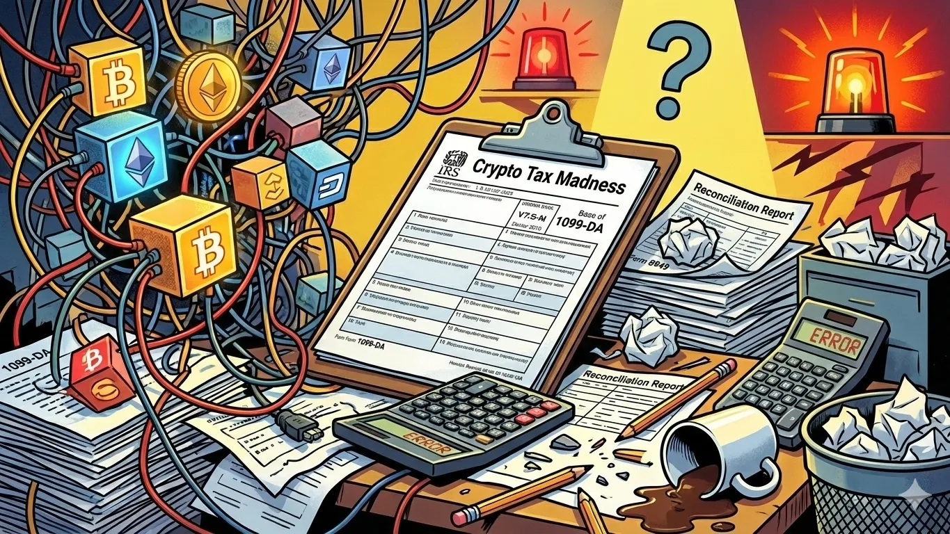 crypto tax reconciliation desktop chaos