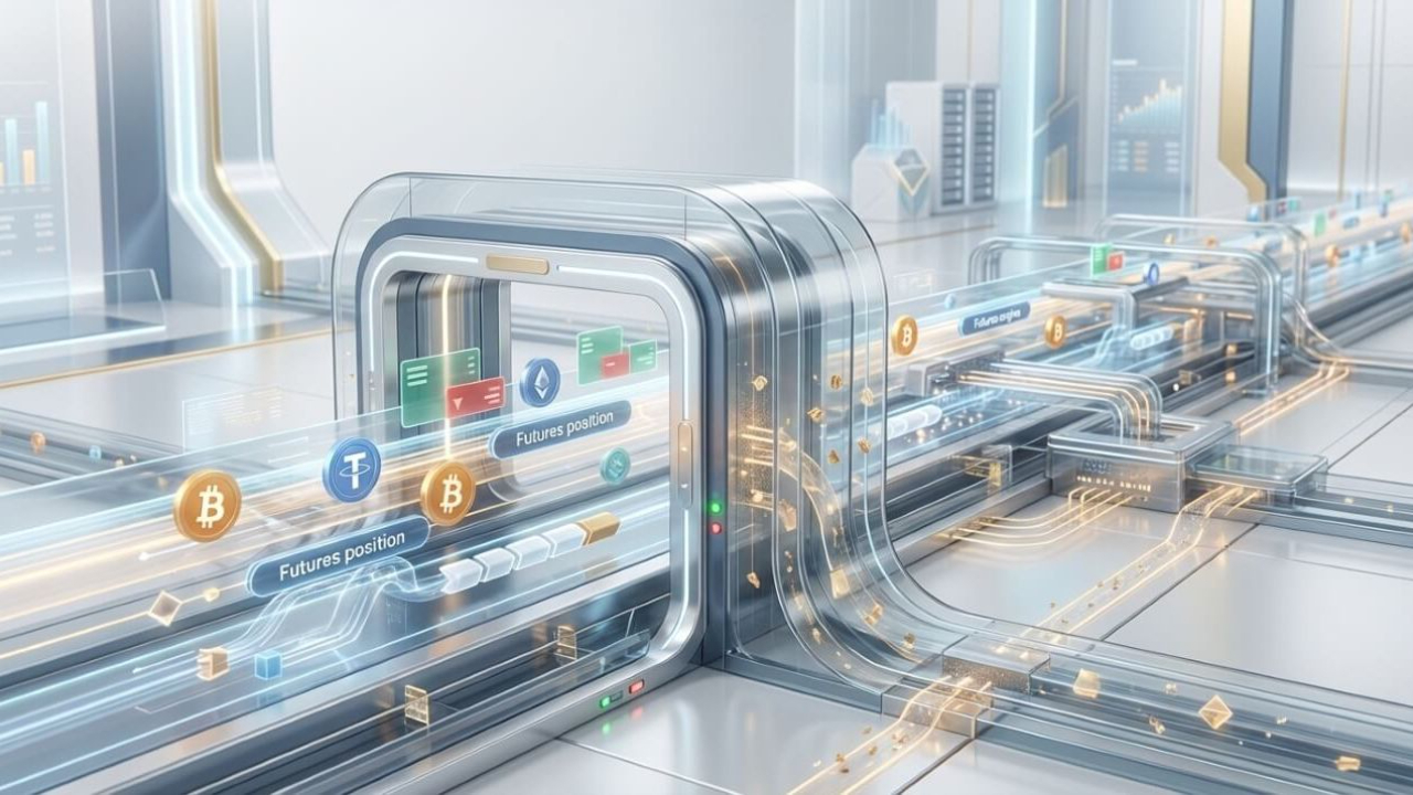 Conceptual illustration of a crypto exchange trading system showing hidden costs like trading fees, funding rates, and withdrawal fees accumulating across transactions